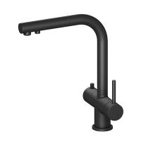 Смеситель Timo Saona 2356/03FL Для кухни С подключением фильтра Черный