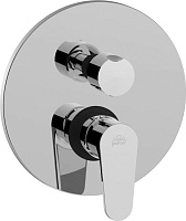 Встраиваемый смеситель для ванны и душа Paffoni Green GR018CR, хром