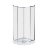 Душевой угол Am.Pm X-Joy 80*80 см, профиль хром/стекло прозрачное
