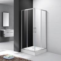 Душевой уголок Cezares Molveno Прозрачное / Хром 100х100