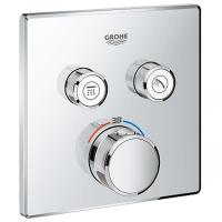 Смеситель с термостатом Grohe Grohtherm SmartControl 29156LS0 Для душа встраиваемый белый