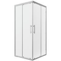 Душевой уголок Bravat Stream BS090.2204S Прозрачное стекло / Хром 90x90