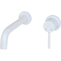 Смеситель Bronze de Luxe Scandi 14511W Для раковины Белый глянцевый