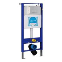 Инсталляция для унитаза Aquatek Slim INS-0000001 4 в 1 клавиша  хром глянцевый