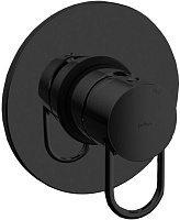 Встраиваемый смеситель для душа Paffoni Joker JK011NO, черный матовый