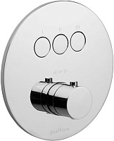 Встраиваемый смеситель для ванны и душа Paffoni Compact Box CPT019CR термостат, хром