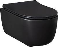 Унитаз подвесной безободковый Allen Brau Priority 4.31002.31, черный матовый