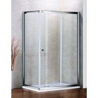 Душевой уголок Cezares Pratico PRATICO-AH-1-100/80-C-Cr 100x80 стекло прозрачное/хром