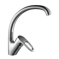 Смеситель Decoroom DR67021 одноручный для кухни с высоким повортным изливом, хром Смеситель Decoroom DR67021 одноручный для кухни с высоким повортным изливом, хром