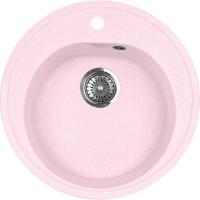 Гранитная мойка AquaGranitEx M-08 светло-розовый