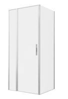 Душевой угол Allen Brau Priority 3.31026.BA + 3.31041.BA 90*80*200, профиль серебро браш