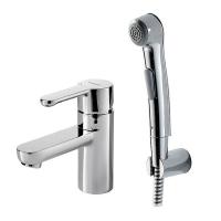 Смеситель Bravat Stream F13783C-3 для раковины с гигиеническим душем