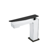 Смеситель для раковины Boheme Q 141-CRB.2, хром/черный