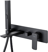 Встраиваемый комплект для ванны и душа Allen Brau Infinity 5.21007-31, черный матовый