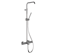 Душевая система термостатическая с изливом Remer Elegance EQ34A7MMSSOF, хром Душевая система термостатическая с изливом Remer Elegance EQ34A7MMSSOF, хром