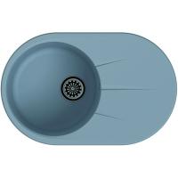 Мойка кухонная Ewigstein Rund 75х48 Серый металлик