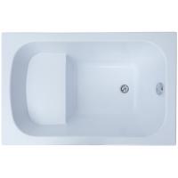 Акриловая ванна Aquanet Seed с сиденьем 110*70 см, белая