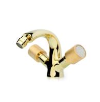 Смеситель для биде Boheme ROYAL CRYSTAL 296-Royal/CRST, золото