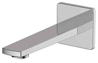 Излив для ванны BelBagno CARIN CAR-BC-CRM, хром