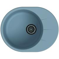 Мойка кухонная Ewigstein Rund 58х45 Серый металлик Мойка кухонная Ewigstein Rund 58х45 Серый металлик