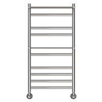 Полотенцесушитель водяной Point Артемида PN14150P П8 500x1000 c двумя полками, хром Полотенцесушитель водяной Point Артемида PN14150P П8 500x1000 c двумя полками, хром