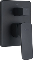 Встраиваемый смеситель для ванны и душа Allen Brau Infinity X2 5.21014-31, черный матовый