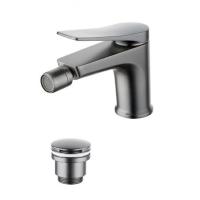 Смеситель Lemark Bronx LM3708GM для биде, графит