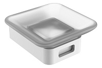 Мыльница настенная Boheme Q 10943-MW, белая матовая