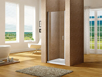 Дверь в нишу Aquanet Cinetic AE12-N-80H190U-CT 80*190 см, профиль хром/стекло прозрачное