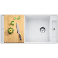 Мойка кухонная Blanco Axia III XL 6 S-F 523523 белый, доска ясень