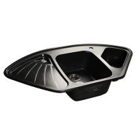 Мойка кухонная GranFest Corner GF-C1040E черный 1039x560