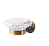 Мыльница настенная Boheme ROYALE CRISTAL BR 10923-BR, бронза Мыльница настенная Boheme ROYALE CRISTAL BR 10923-BR, бронза