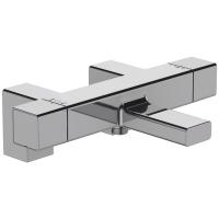 Смеситель с термостатом Jacob Delafon Strayt E9129-CP для ванны на бортик Смеситель с термостатом Jacob Delafon Strayt E9129-CP для ванны на бортик