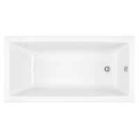 Акриловая ванна WHITECROSS Wave Slim 170*75 см, белая