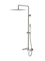 Душевая колонна Boheme Qubic 478-NB, никель брашированный