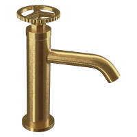 Смеситель для раковины Remer Chrono CH12BG, золото брашированное