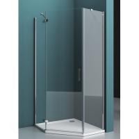 Душевой уголок BelBagno Kraft KRAFT-P-1-80-C-Cr-R Прозрачный / Хром Правый 80х80