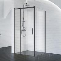 Душевой уголок BelBagno Acqua ACQUA-AH-1-130/90-C-NERO Прозрачный / Черный 130х90 Душевой уголок BelBagno Acqua ACQUA-AH-1-130/90-C-NERO Прозрачный / Черный 130х90
