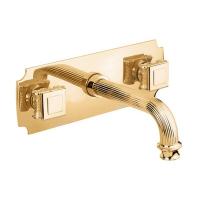 Смеситель Cezares Olimp OLIMP-BLS2-03/24-O для раковины встраиваемый золото 24 карат