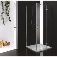 Душевой уголок Cezares Bergamo BERGAMO-W-A-1-100-C-Cr-R 100x100 правый стекло прозрачное/хром