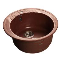 Мойка кухонная GranFest Rondo Красный марс 52х52