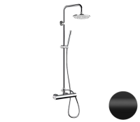 Душевая система Remer Minimal N37RX7MMM20NO, черный матовый