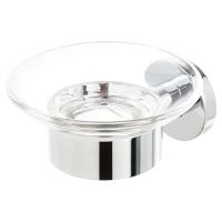 Мыльница Geesa Nemox 916503-02 Хром / Прозрачное стекло