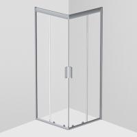 Душевой угол Am.Pm Gem 90*90 см, профиль хром/стекло прозрачное