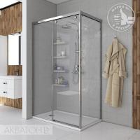 Душевой уголок Aquaton Ritsa 1AX004SSXX000 120x90 правый стекло прозрачное/хром