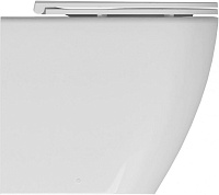 Унитаз приставной Allen Brau Reality 4.32004.20 безободковый, белый глянец