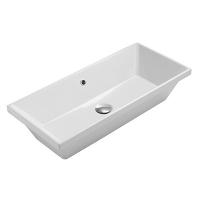 Раковина Globo Stockholm FO075.BI Встраиваемая Белая 75