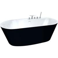 Акриловая ванна BelBagno BB14-NERO/BIA Черный 178х84 Акриловая ванна BelBagno BB14-NERO/BIA Черный 178х84