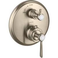 Смеситель с термостатом Axor Montreux 16801820 Для душа (Внешняя часть)  Шлифованный никель Смеситель с термостатом Axor Montreux 16801820 Для душа (Внешняя часть)  Шлифованный никель