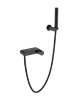 Смеситель для ванны Boheme Stick 123-BB, черный матовый